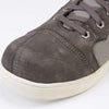 Milwaukee Leather MBM9117 Men's Dark Grey Suede and Grey Canvas Street Riding Shoes w/ Dual Closure/Ankle Support
