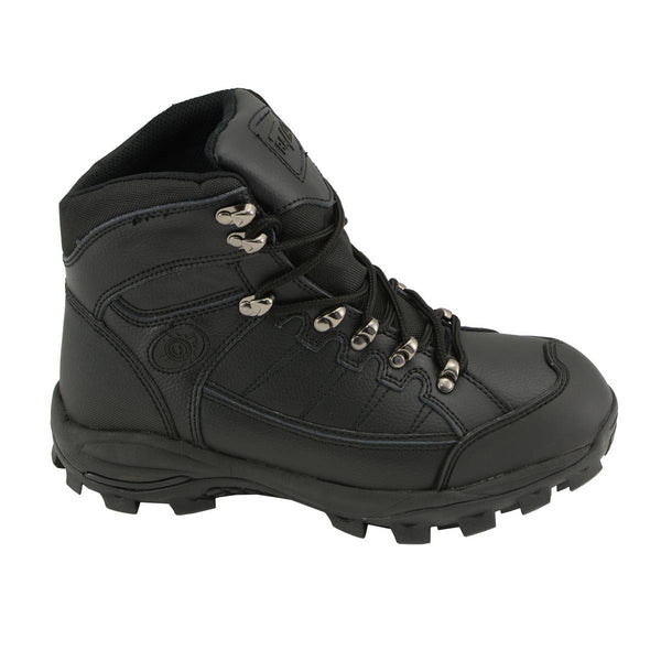 Bazalt MBM9128 Men's Black Water and Frost Proof Leather Lace-Up Work Boots