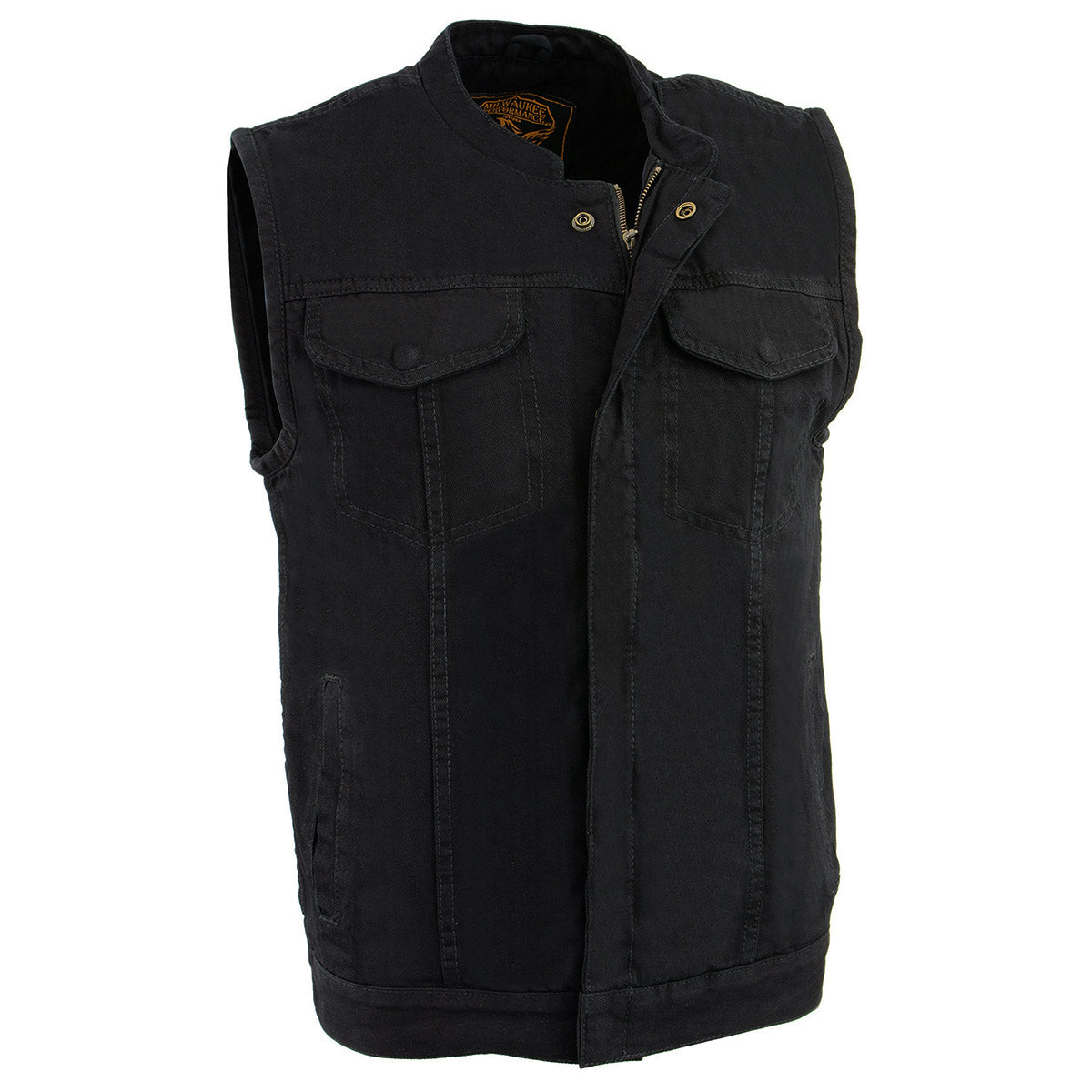 Shortie Vest | Black Ops Color Leather Vest | Torque Motorcycle Co – TORQUE  MOTORCYCLE CO.
