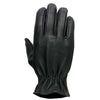 Milwaukee Leather MG7595 Men's Black Deerskin Unlined Motorcycle Hand Gloves W/ Sinch Wrist Closure