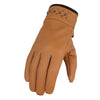Milwaukee Leather MG7760 Women's Saddle Leather Gel Palm Lightweight Motorcycle Hand Gloves W/ Stylish ‘Wrist Detailing’