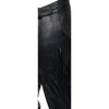 Milwaukee Leather Chaps for Men's Black Vented Naked Leather Side Style Pocket Stretch Thigh Motorcycle Chap ML1129