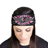 Milwaukee Leather | Bling Designed Wide Headbands-Headwraps for Women Biker Bandana with Bike Mom - MLA8013