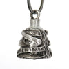 Milwaukee Leather MLB9001 '2nd Amendment' Motorcycle Good Luck Bell | Key Chain Accessory for Bikers