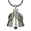 Milwaukee Leather MLB9013 'Angel Skull Biker' Motorcycle Good Luck Bell | Key Chain Accessory for Bikers