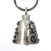 Milwaukee Leather MLB9021 'Biker Boobs - Beer Babes' Motorcycle Good Luck Bell | Key Chain Accessory for Bikers