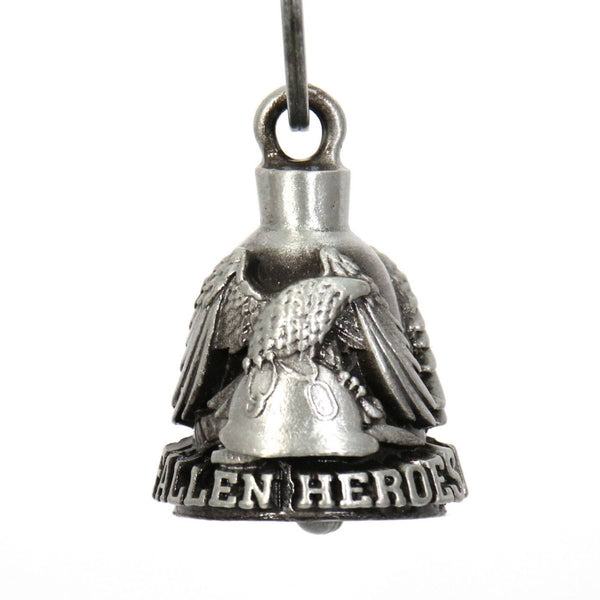 Milwaukee Leather MLB9034 'Eagle - Fallen Heroes' Motorcycle Good Luck Bell | Key Chain Accessory for Bikers