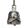 Milwaukee Leather MLB9040 'Skull' Motorcycle Good Luck Bell | Key Chain Accessory for Bikers