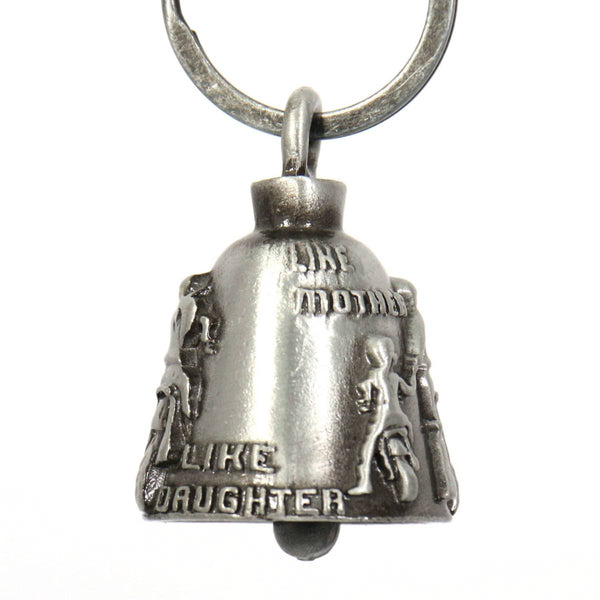 Milwaukee Leather MLB9041 'Like Mother-Like Daughter' Motorcycle Good Luck Bell | Key Chain Accessory for Bikers