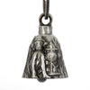 Milwaukee Leather MLB9046 'Fire Dog' Motorcycle Good Luck Bell | Key Chain Accessory for Bikers