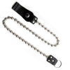 Milwaukee Leather MLC78964 Silver Metal Anti-Theft 24 Inch Wallet Chain with Snap-On Belt Loop and Key Holder
