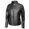 Milwaukee Leather USA MADE MLJKL5001 Women's Black Foxy Premium Motorcycle Leather Jacket with Vents