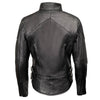 Milwaukee Leather USA MADE MLJKL5001 Women's Black Foxy Premium Motorcycle Leather Jacket with Vents