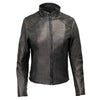 Milwaukee Leather USA MADE MLJKL5003 Women's Black Serene Clean Cut Premium Motorcycle Leather Jacket