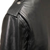 Milwaukee Leather USA MADE MLJKL5004 Women's Black The Flaunt Premium Classic Motorcycle Style Leather Jacket