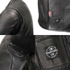 Milwaukee Leather USA MADE MLJKM5001 Men's Black Road Racer Premium Leather Motorcycle Jacket