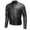Milwaukee Leather USA MADE MLJKM5001 Men's Black Road Racer Premium Leather Motorcycle Jacket