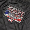 Milwaukee Leather USA MADE MLJKM5001 Men's Black Road Racer Premium Leather Motorcycle Jacket