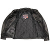 Milwaukee Leather USA MADE MLJKM5008 Men's Black Revolve Premium Leather Vented Motorcycle Jacket