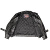 Milwaukee Leather USA MADE MLJKM5009 Men's Black The Dean Premium Leather Throwback Motorcycle Jacket