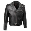 Milwaukee Leather USA MADE MLJKM5009 Men's Black The Dean Premium Leather Throwback Motorcycle Jacket