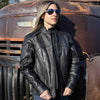 Milwaukee Leather Women's Vented Racer Leather Jacket with Removable Hoodie MLL2501