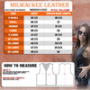 Milwaukee Leather MLL4560 Women's Black Naked Leather Classic Braided Side Lace Deep V-Neck Motorcycle Rider Vest