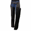 Milwaukee Leather MLL6500 Women's Leather Black and Purple Hip Set Chaps