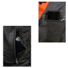 Milwaukee Leather MLM3517 Men's Black Naked Leather Classic V-Neck Straight Bottom Side Lace Motorcycle Rider Vest
