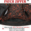 Milwaukee Leather MLM3527 Men's Black 'Paisley' Accented w/ Orange Stitching Leather Vest – / Armhole Trim