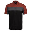 MMCC Men's Pit Stop Classic Mechanic Button Up Shirt - Dual Chest Pockets - Microfiber Panel - Rider Ready - MMC16009
