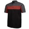 MMCC Men's Pit Stop Classic Mechanic Button Up Shirt - Dual Chest Pockets - Microfiber Panel - Rider Ready - MMC16010
