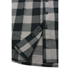 NexGen MNG11630 Men's Black and Grey Long Sleeve Cotton Flannel Shirt