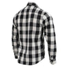 NexGen MNG11633 Men's Black and White Long Sleeve Cotton Flannel Shirt