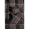 Milwaukee Leather MNG11637 Men's Black, Purple, Grey and Red Long Sleeve Cotton Flannel Shirt