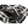 NexGen MNG11646 Men's Black and White Long Sleeve Cotton Flannel Shirt
