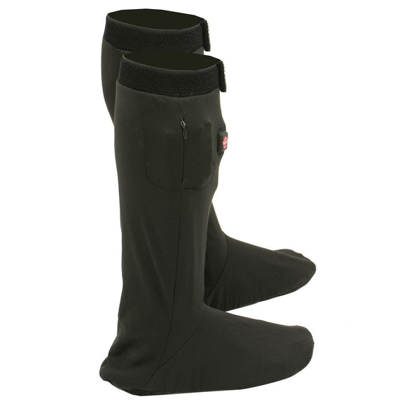 Nexgen Heat MP7905 Men's Black Heated Winter Sock for Ski, Riding - Top and Bottom Heating Elements w/ Battery