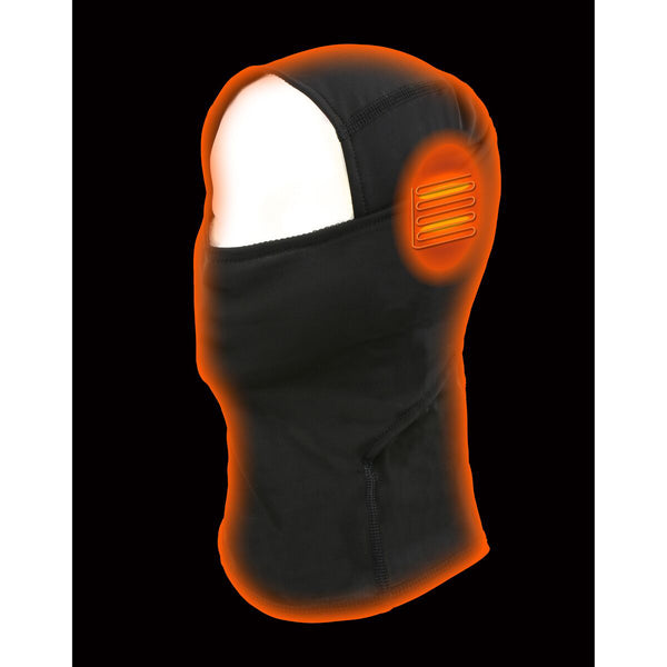 NexGen Heat MP7922FMSET Heated Breathable Balaclava for Skiing, Motorcycle – Heated Winter Face Mask w/ Battery Pack