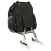 Milwaukee Leather MP8112 Black Large Textile Luggage Sissy Bar Bag