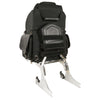 Milwaukee Leather MP8155 Large Black Textile '5 Pocket' Motorcycle Seat Sissy Bar Bag