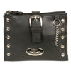 Milwaukee Leather MP8800 Women's Black Leather Studded Shoulder Bag