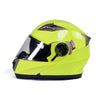 Milwaukee Helmets MPH9809DOT 'Ionized' Neon Yellow Advanced Motorcycle Modular Helmet for Men and Women Biker w/ Drop Down Visor