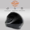 Milwaukee Helmets Gloss Black Menace Advanced Motorcycle Modular Helmet w/Drop Down Visor for Men and Women DOT Approved MPH9813DOT