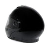 Milwaukee Helmets Gloss Black Menace Advanced Motorcycle Modular Helmet w/Drop Down Visor for Men and Women DOT Approved MPH9813DOT