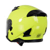 Milwaukee Helmets MPH9823DOT Shift Open Face 3/4 Neon Yellow Helmet Biker w/ Drop Down Visor