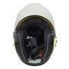 Milwaukee Helmets MPH9823DOT Shift Open Face 3/4 Neon Yellow Helmet Biker w/ Drop Down Visor