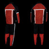 Milwaukee Leather MPM9510 Men's Black and Orange Motorcycle Water Resistant Rain Suit w/ Hi-Vis Reflective Tape