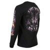 Milwaukee Leather MPMH117001 Men's 'Lone Wolf No Club' Biker Long Sleeve T-Shirt - X-Large