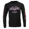 Milwaukee Leather MPMH117001 Men's 'Lone Wolf No Club' Biker Long Sleeve T-Shirt - Large