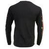 Milwaukee Leather MPMH117005 Men’s ‘Electric Skull’ Long Sleeve Black T-Shirt - X-Large